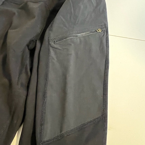 Women's Black hiking pants Pants with side zipper pockets and waist band pocket - Picture 5 of 9